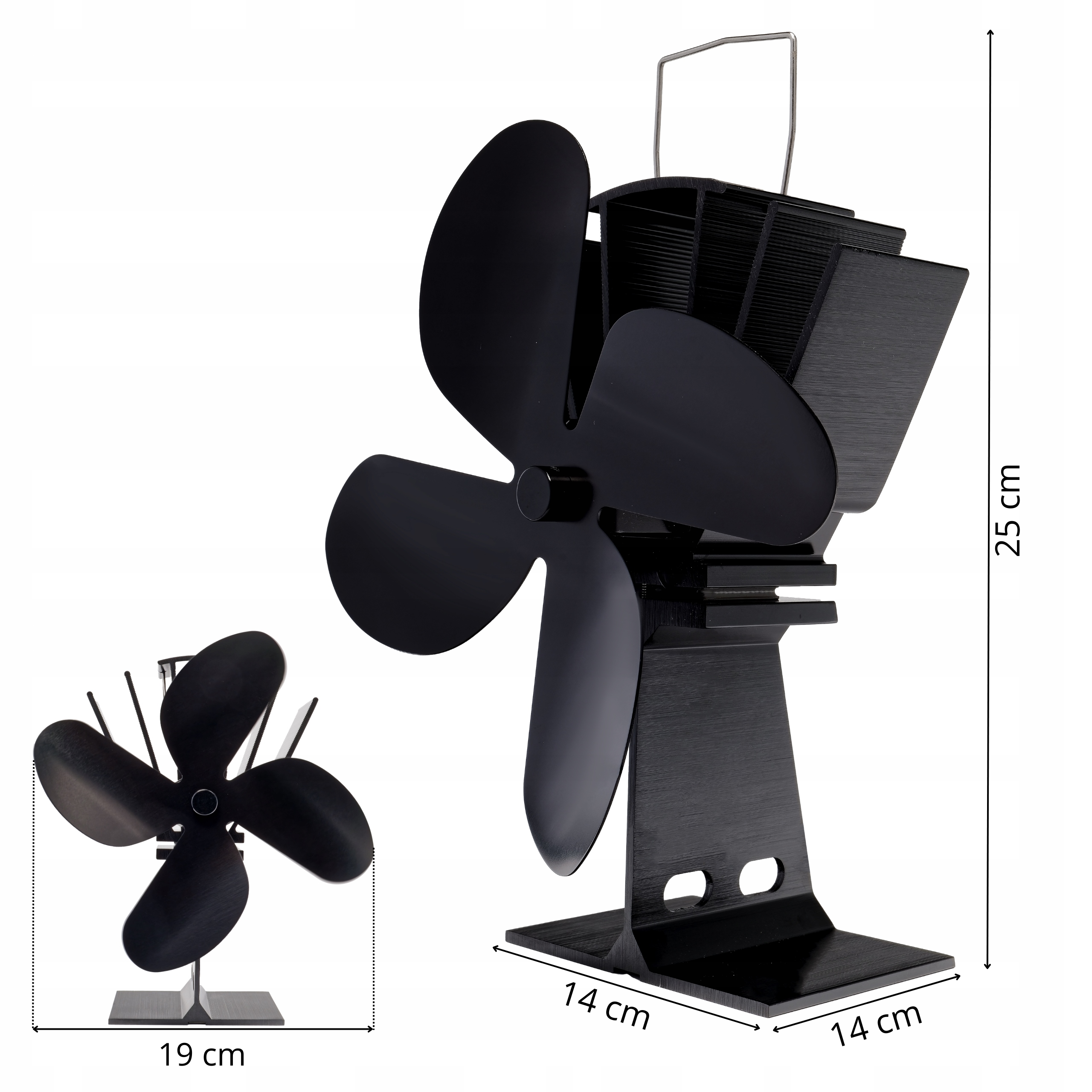 WENTYLATOR KOMINKOWY TERMOELEKTRYCZNY WIATRAK ZASILANY CIEPŁEM TURBINA EAN (GTIN) 5906124910124
