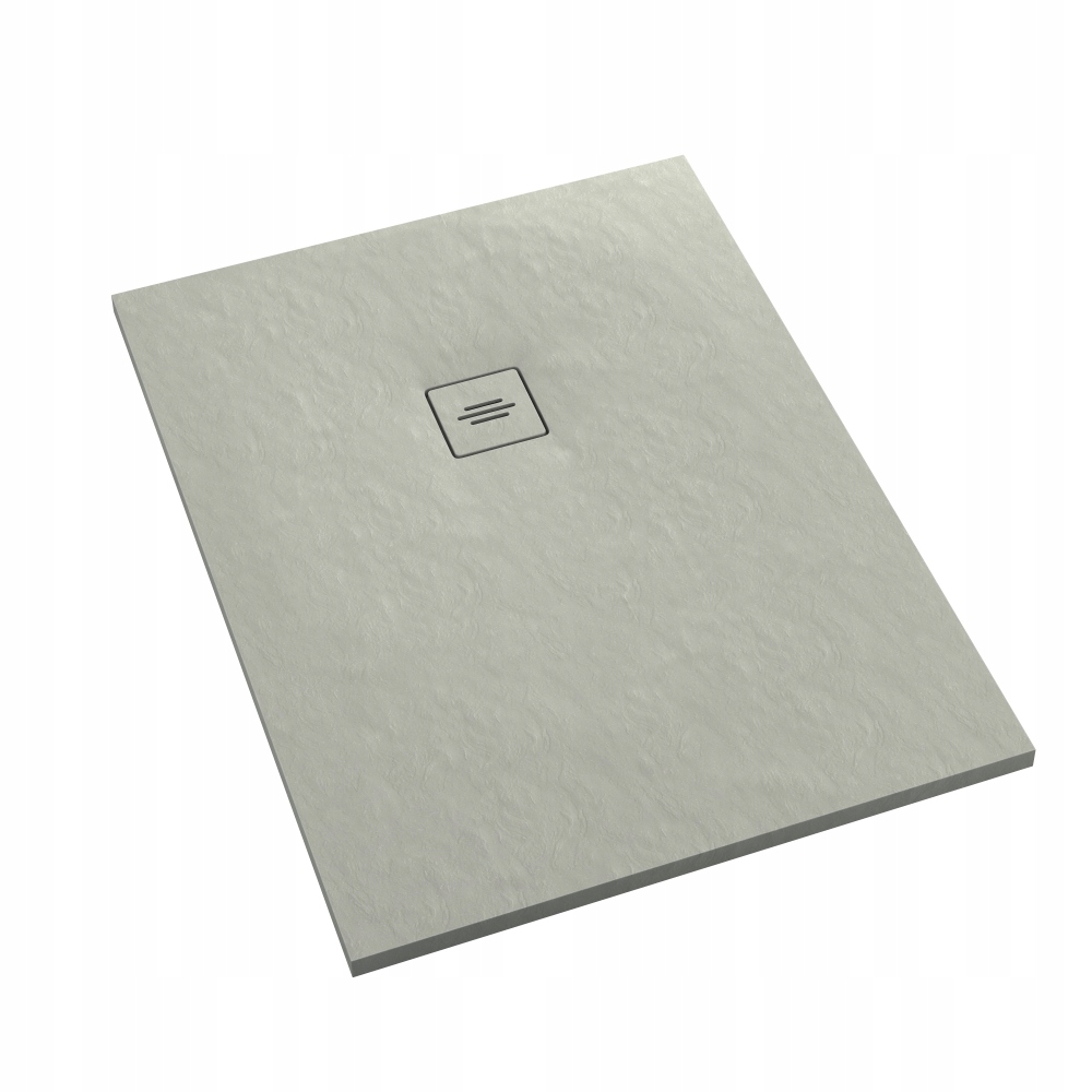 Sprchová vanička Stabilsound Plus Protos 90x160x4 cm, cementový kámen, obdélníková