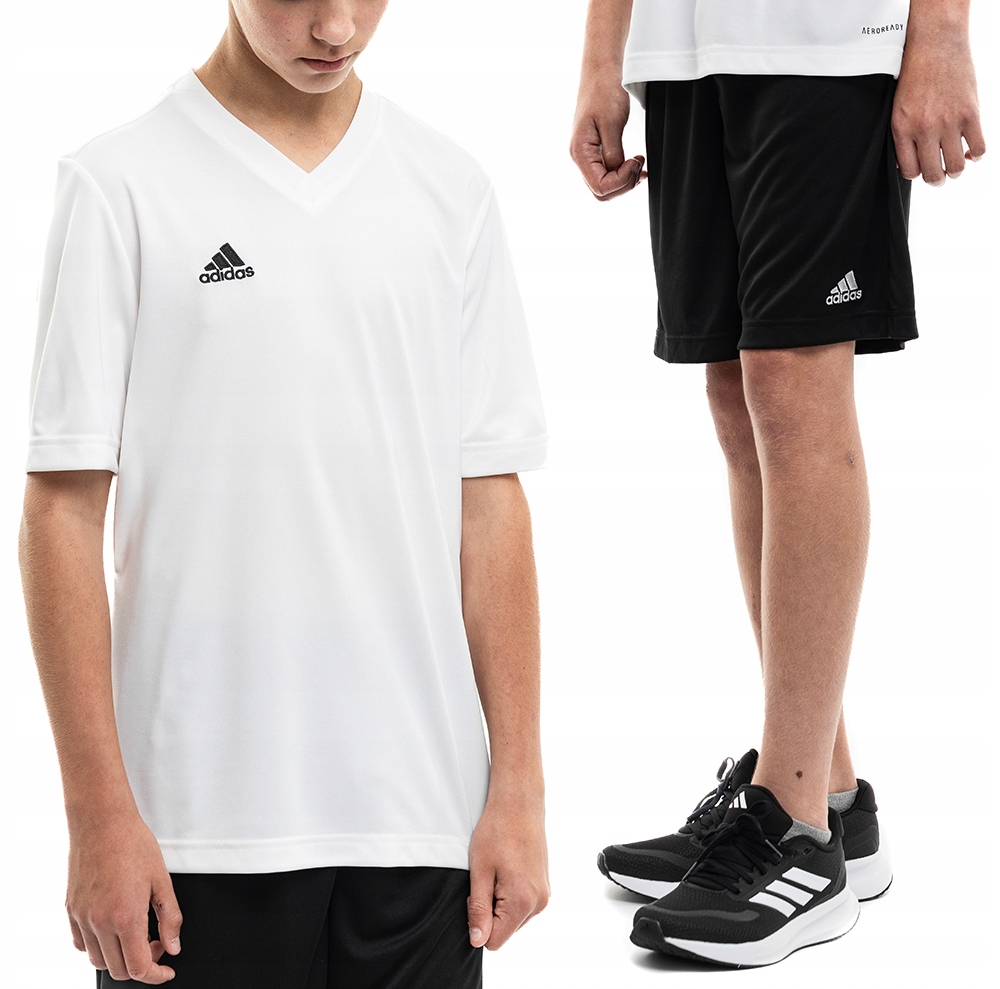 Strój Sportowy adidas Entrada 22 Komplet Dziecięcy Wf Koszulka Spodenki 140