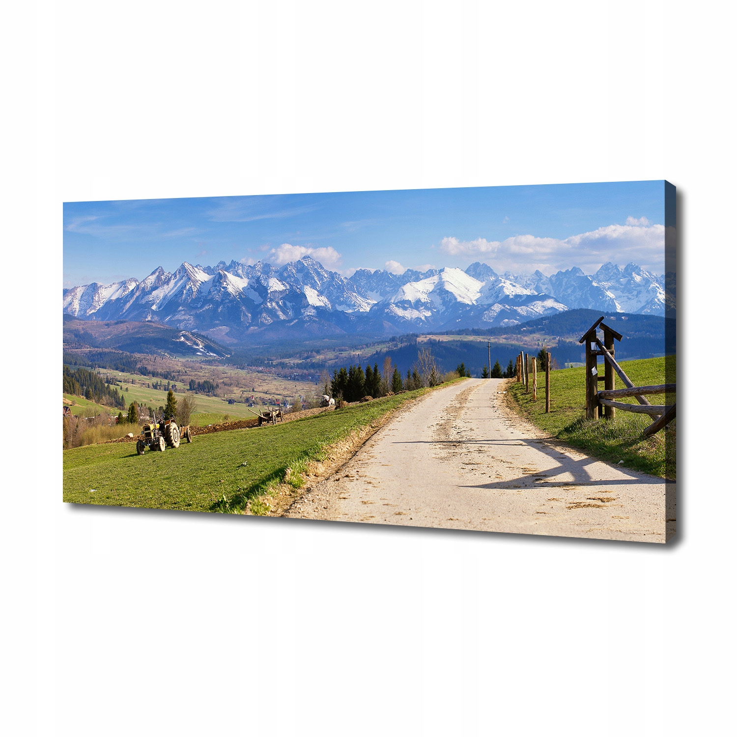 

Foto obraz na płótnie Panorama Tatr 140x70 cm