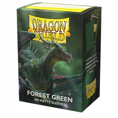 

Koszulki na karty Dragon Shield Forest Green Matte