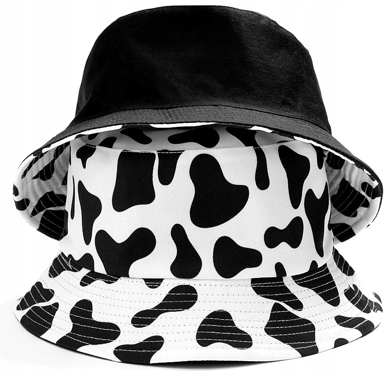 

Kapelusz Czapka Bucket Rybacki dwustronny łaty hat