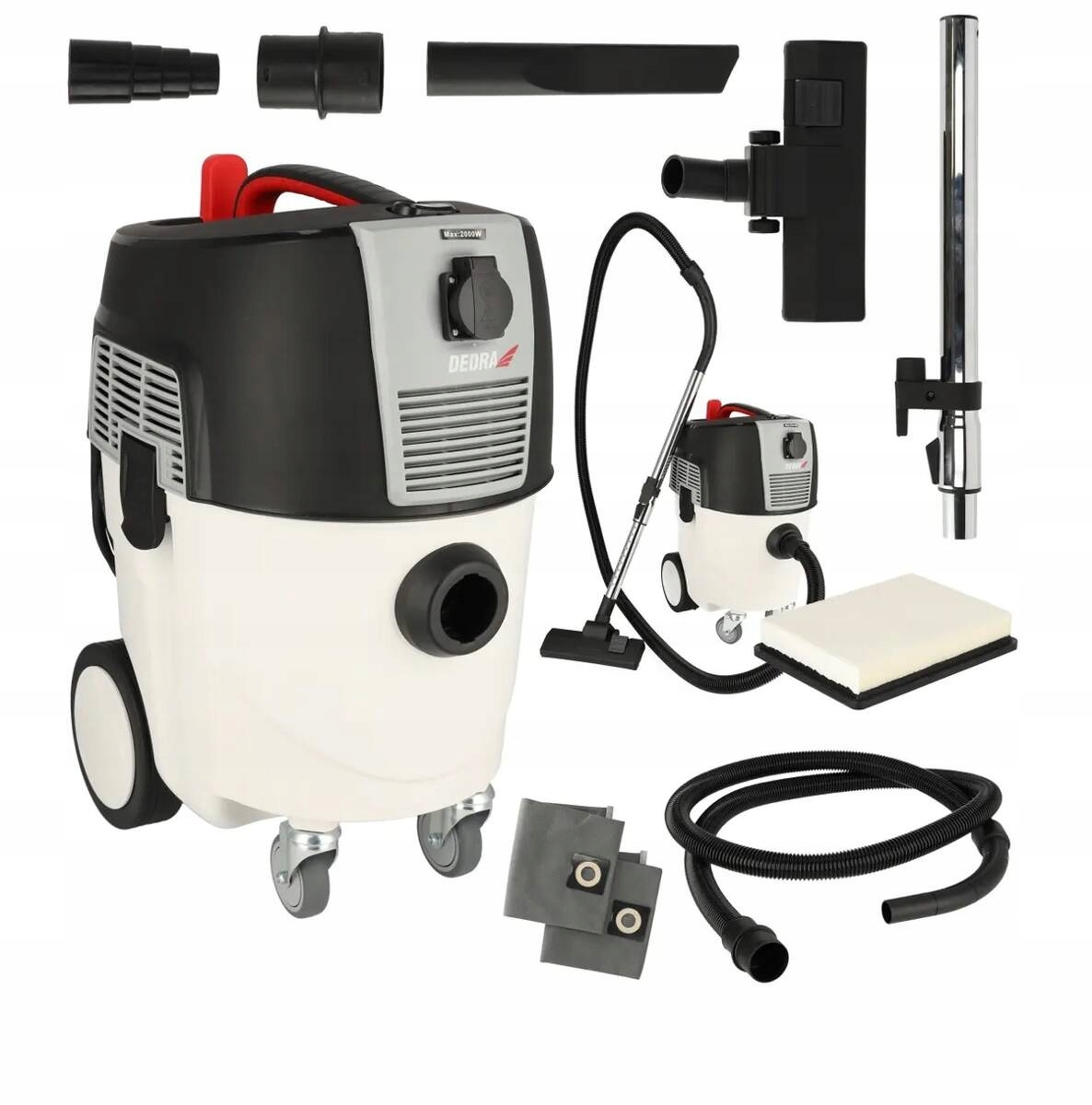 Odkurzacz Warsztatowy Do Pracy Na Sucho I Na Mokro 230V 1600W Dedra DED6607
