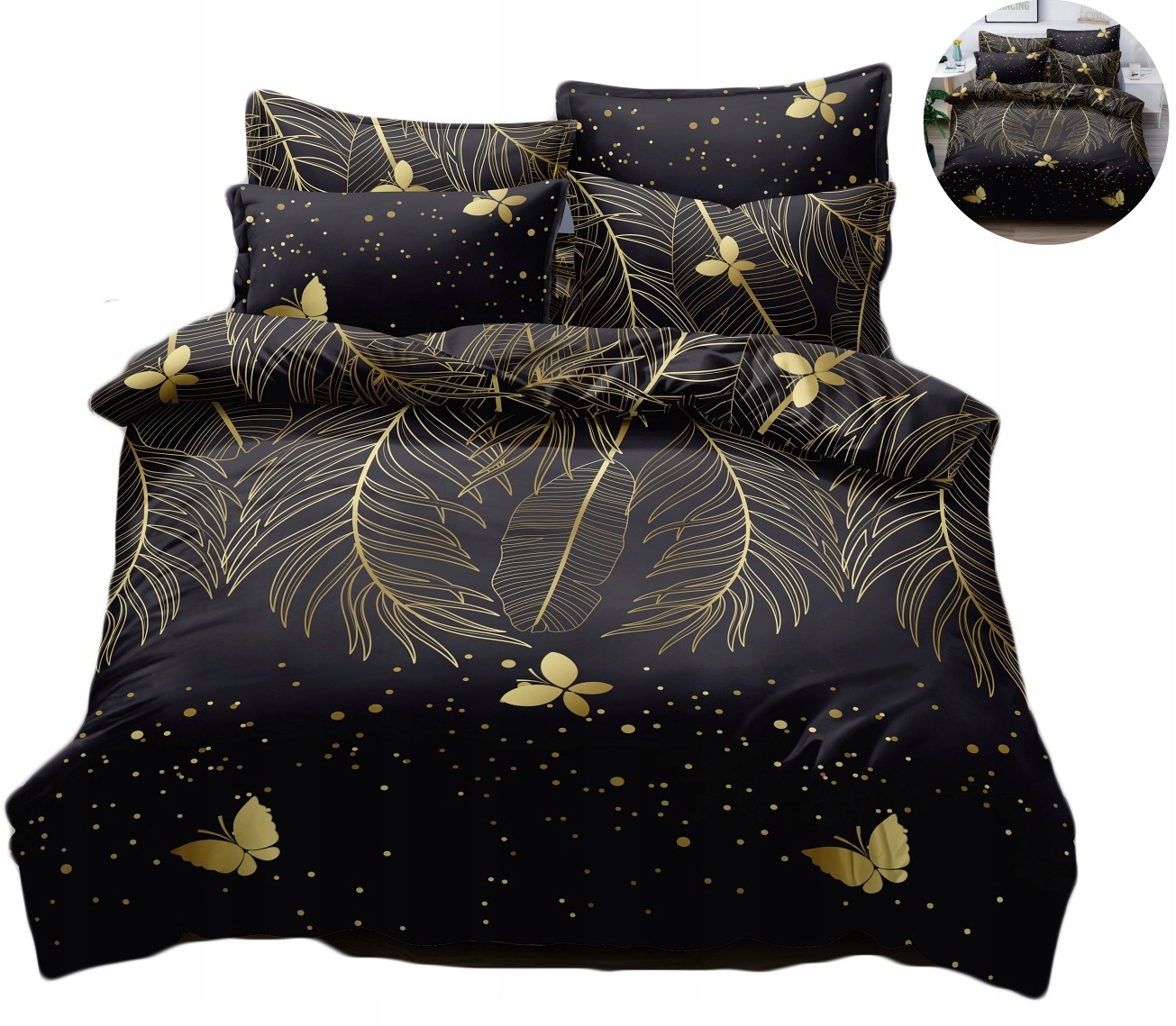 Комплект постельного белья 160X200 2 наволочки двусторонняя много узоров