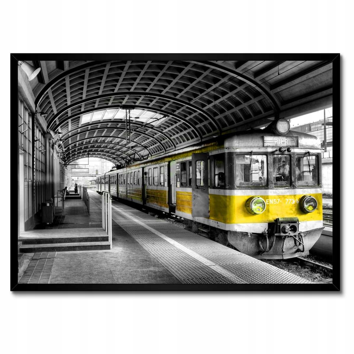 Plakáty v rámu 70x50 Žlutý vlak