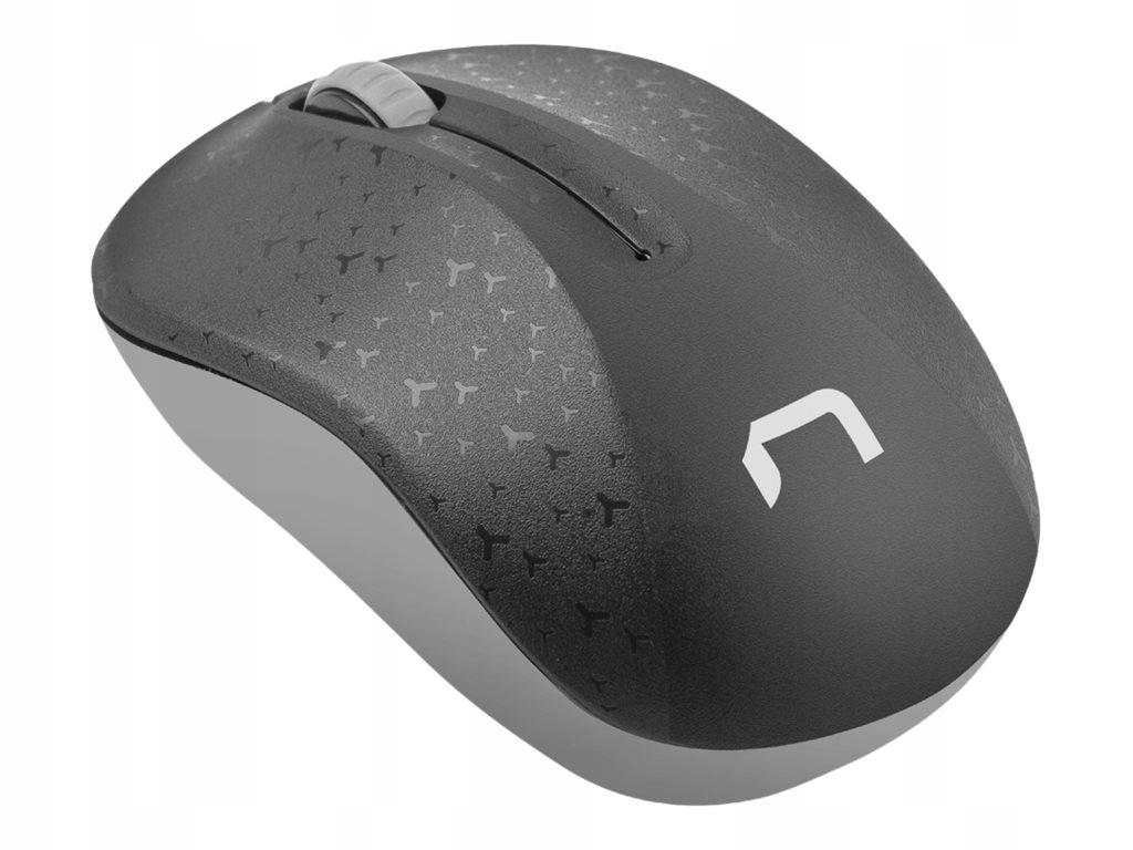 Natec mouse Toucan optical wireless black/grey
