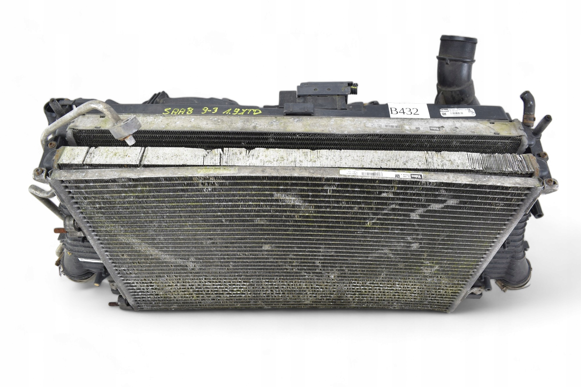 chladiče ventilátor SAAB 9-3 1.9 TID 13123752
