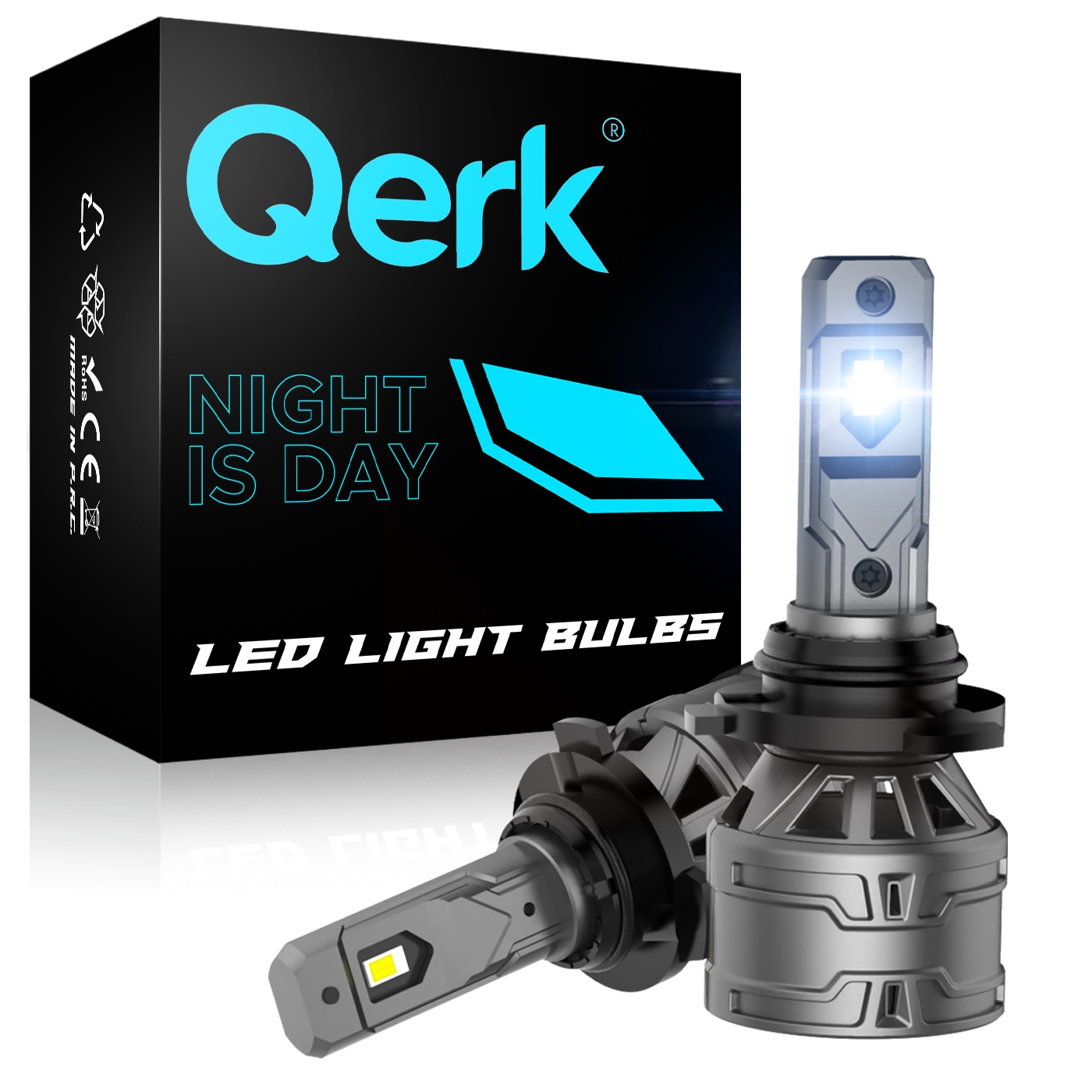 Led Žárovky HB4 Qerk E4 Retrofit 120W 6000K Silné Canbus Odpojení 9006