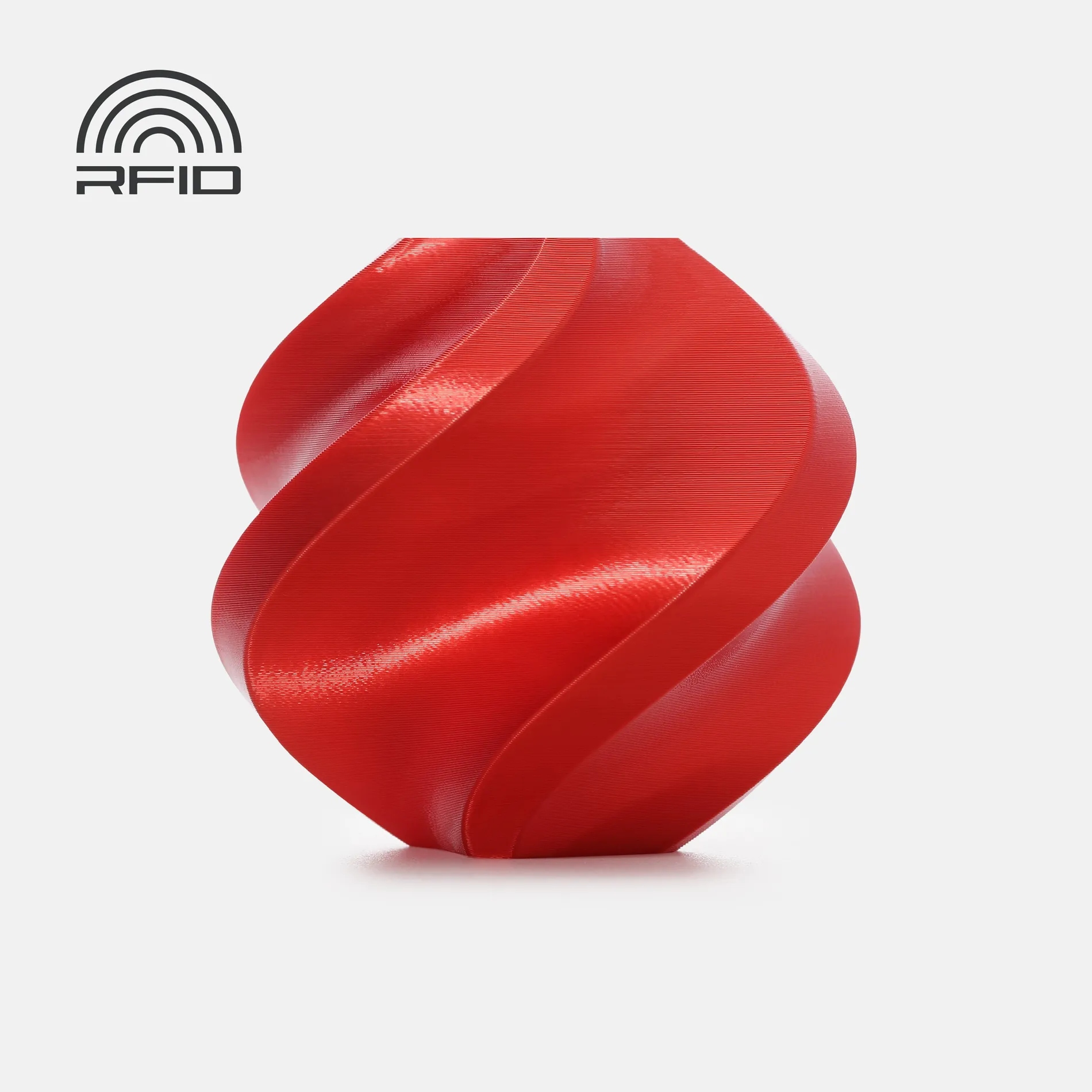 Filament Bambu Lab PLA Silk+ 1,75mm 1kg - z wielorazową szpulą - Candy Red