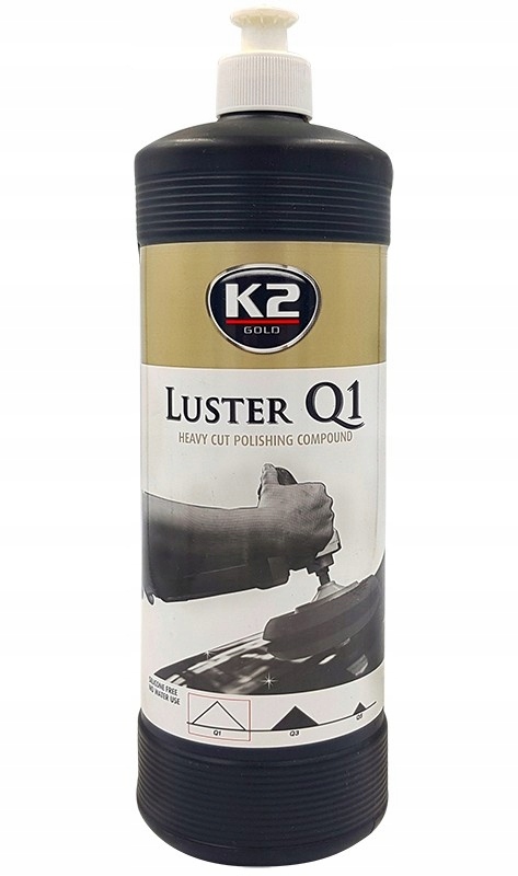 K2 LUSTER Q1 BIAŁY PASTA POLEROWANIE LAKIERU 1000g