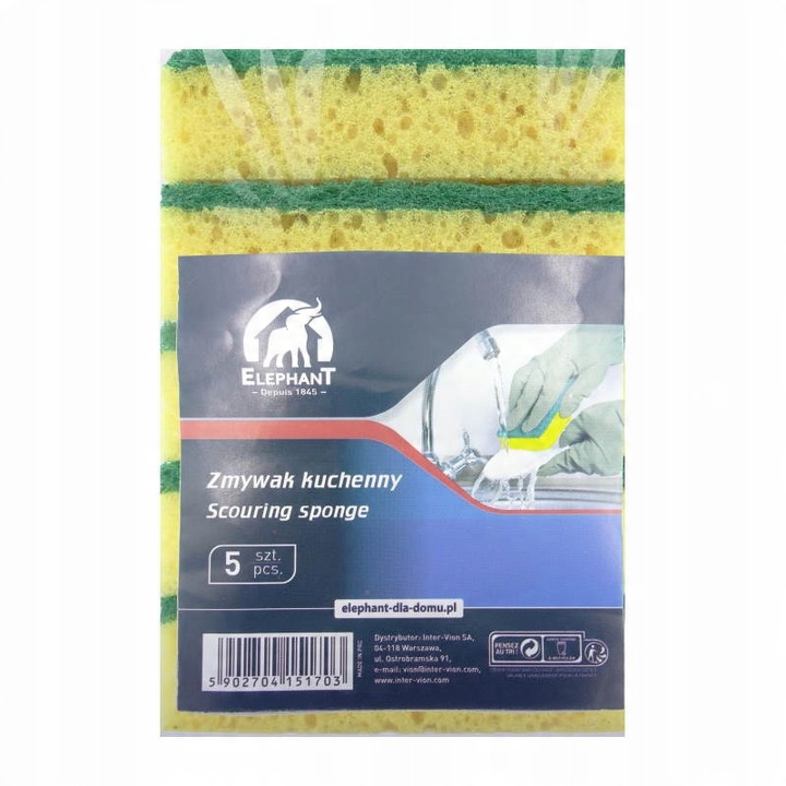 

Zmywak kuchenny Elephant 5 szt. 415170 Wytrzymały