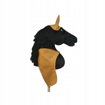 Derka i nauszniki dla Hobby Horse MUSZTARDOWY A3