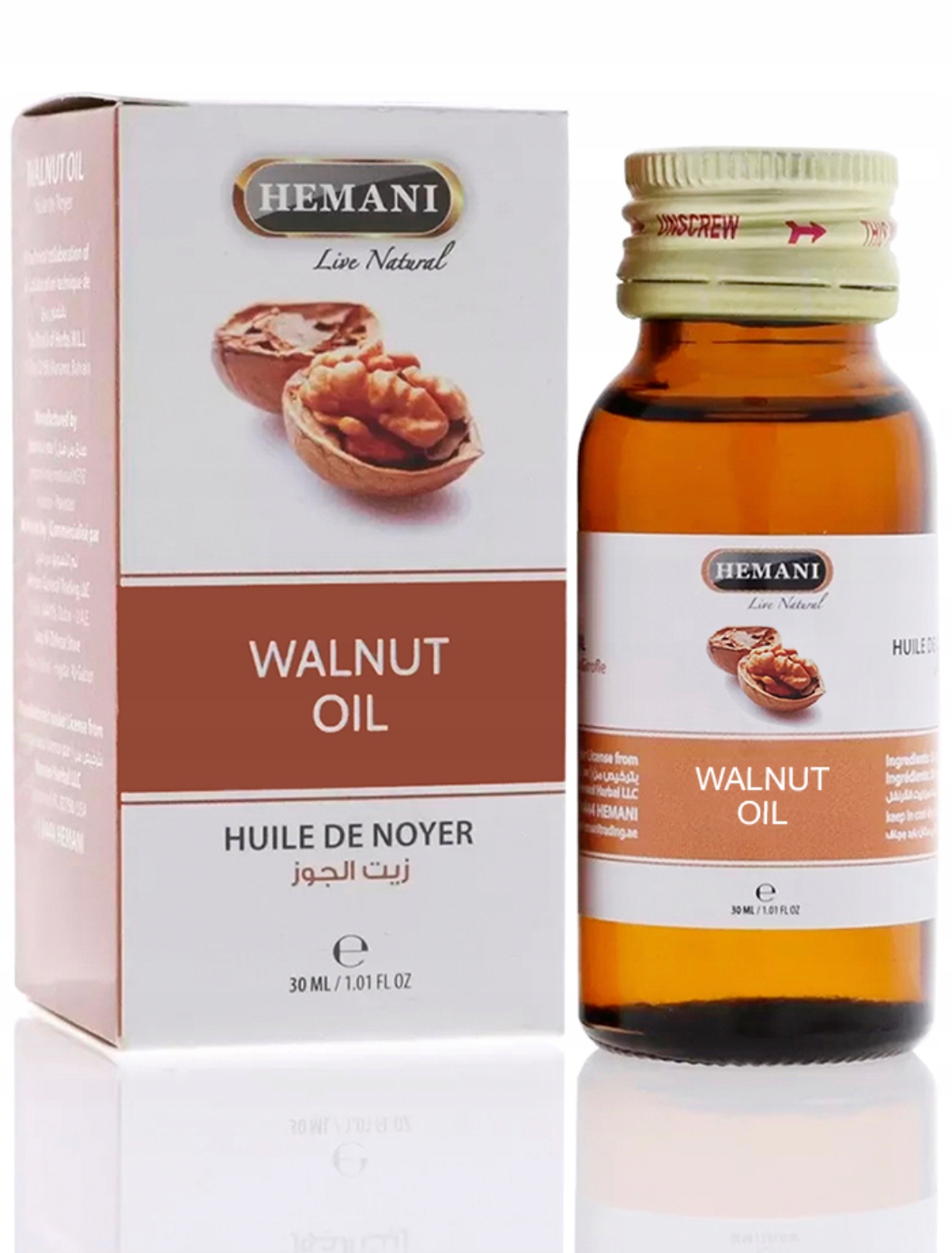 

Olej z orzechów włoskich Hemani 30 ml