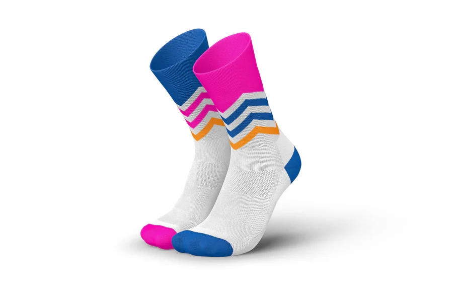 Incylence Skarpetki biegowe Running volts blue pink [Rozmiar 35-38]