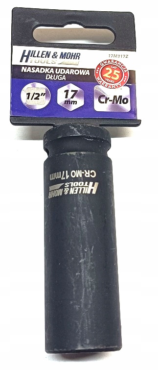 

Nasadka Udarowa Do Kół Długa 78mm Klucz 1/2 17mm