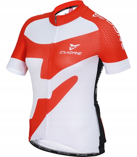 Švýcarské Cyklistické Tričko Prodyšné Teamové Cuore Silver Race vel. S