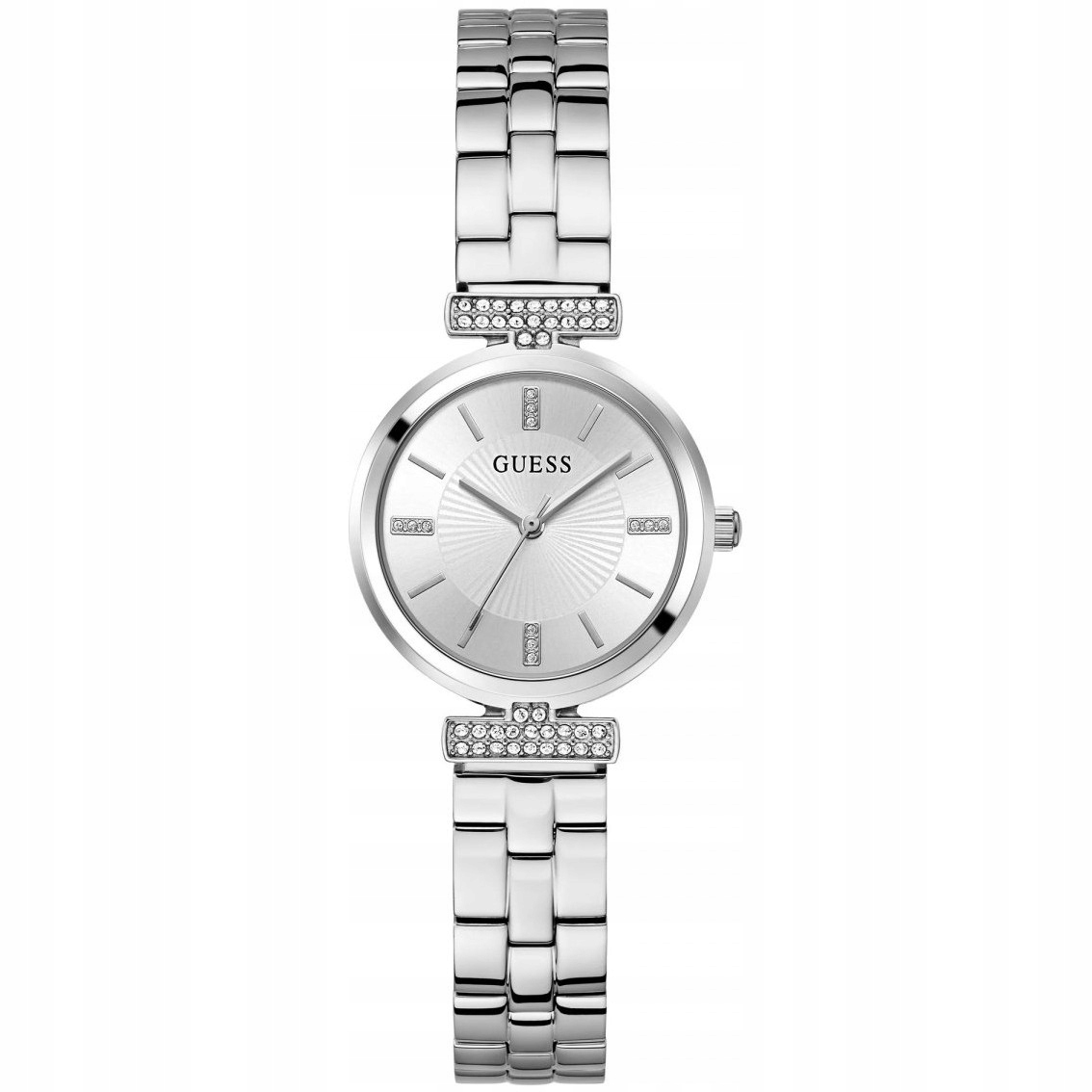 Dámské hodinky Guess GW0762L1 Zirkony stříbrné
