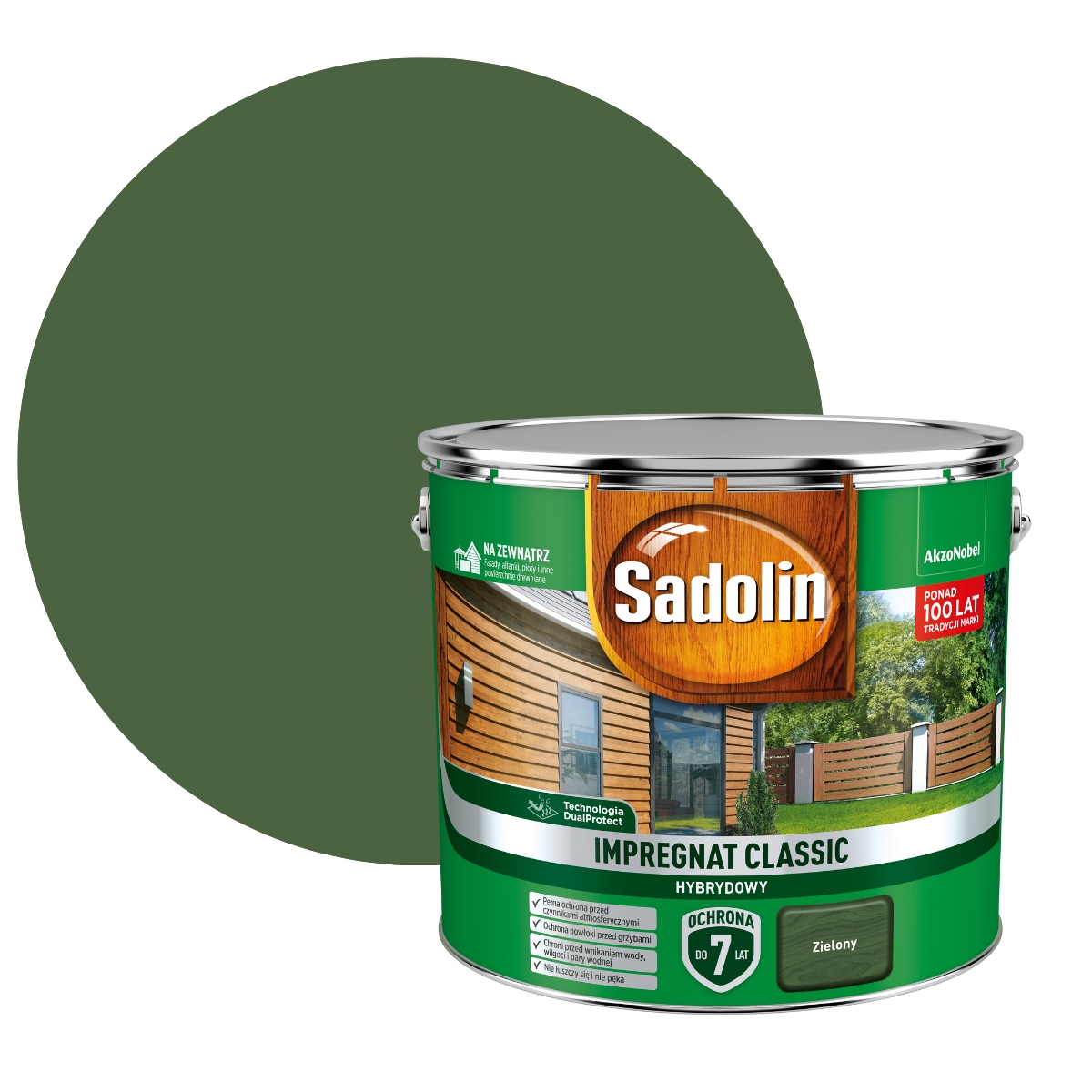 

Sadolin Classic Impregnat 9L Zielony