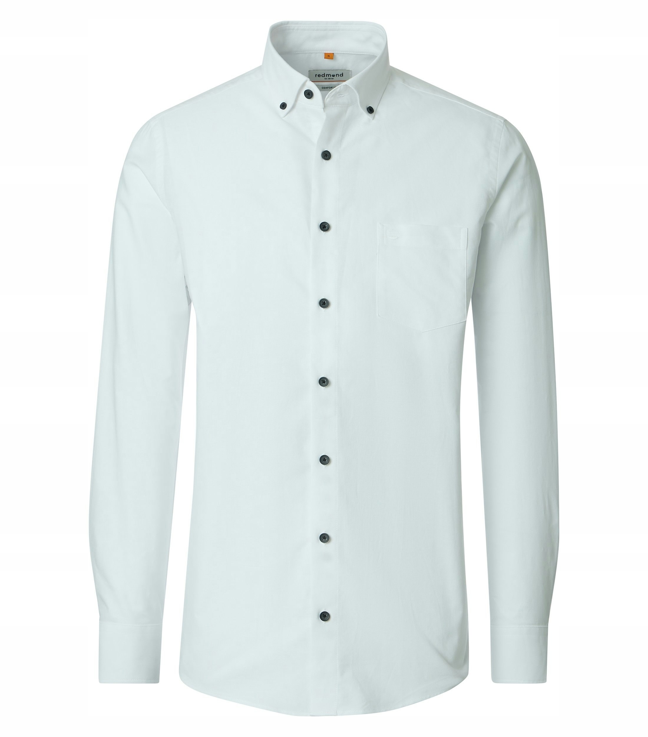 Redmond Velké Rozměry Košile Casual Bavlna Oxford Bílá 6XL 53/54 182 cm