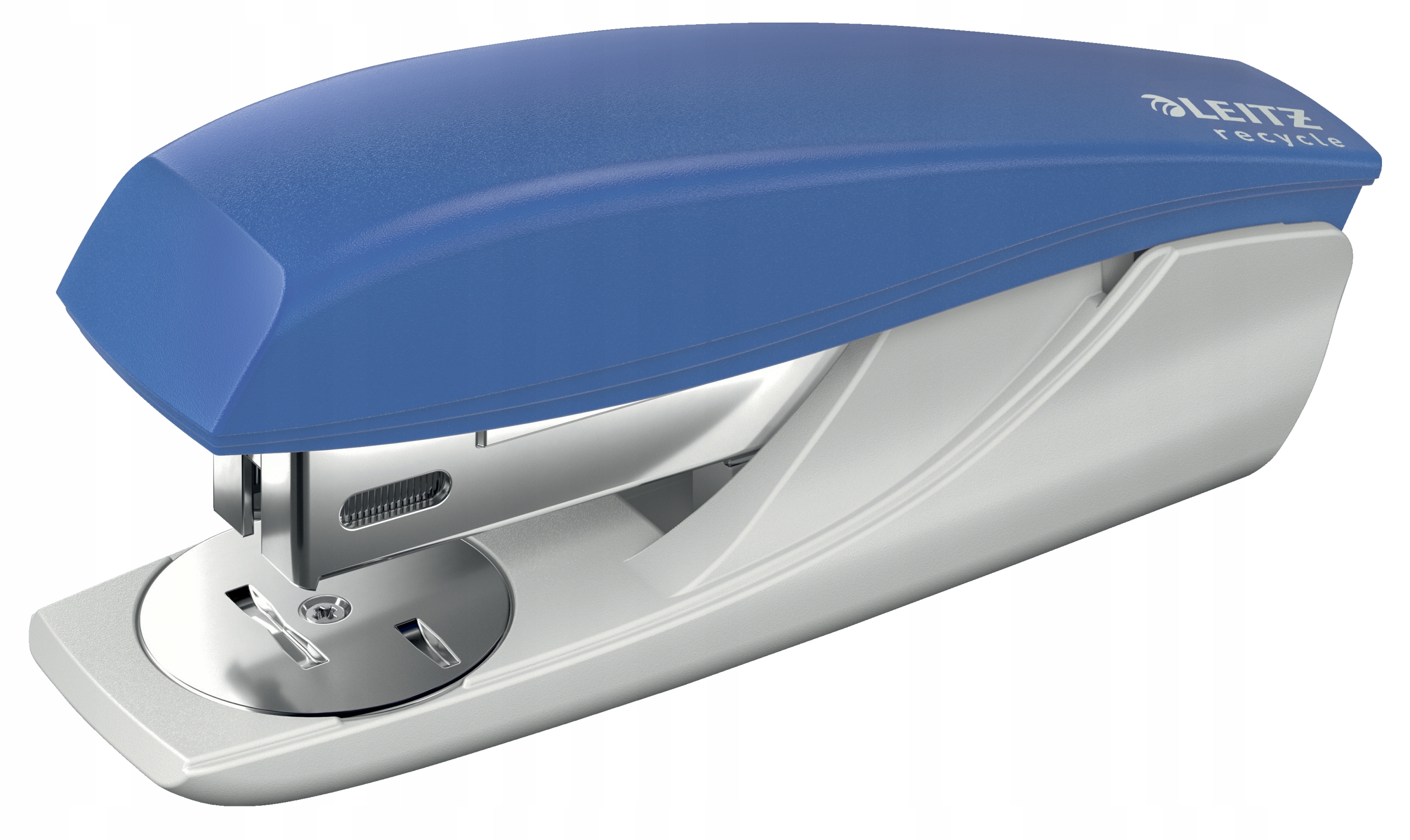 Zszywacz Leitz NeXXt Recycle, mały, niebieski, 25 kartek 56060035