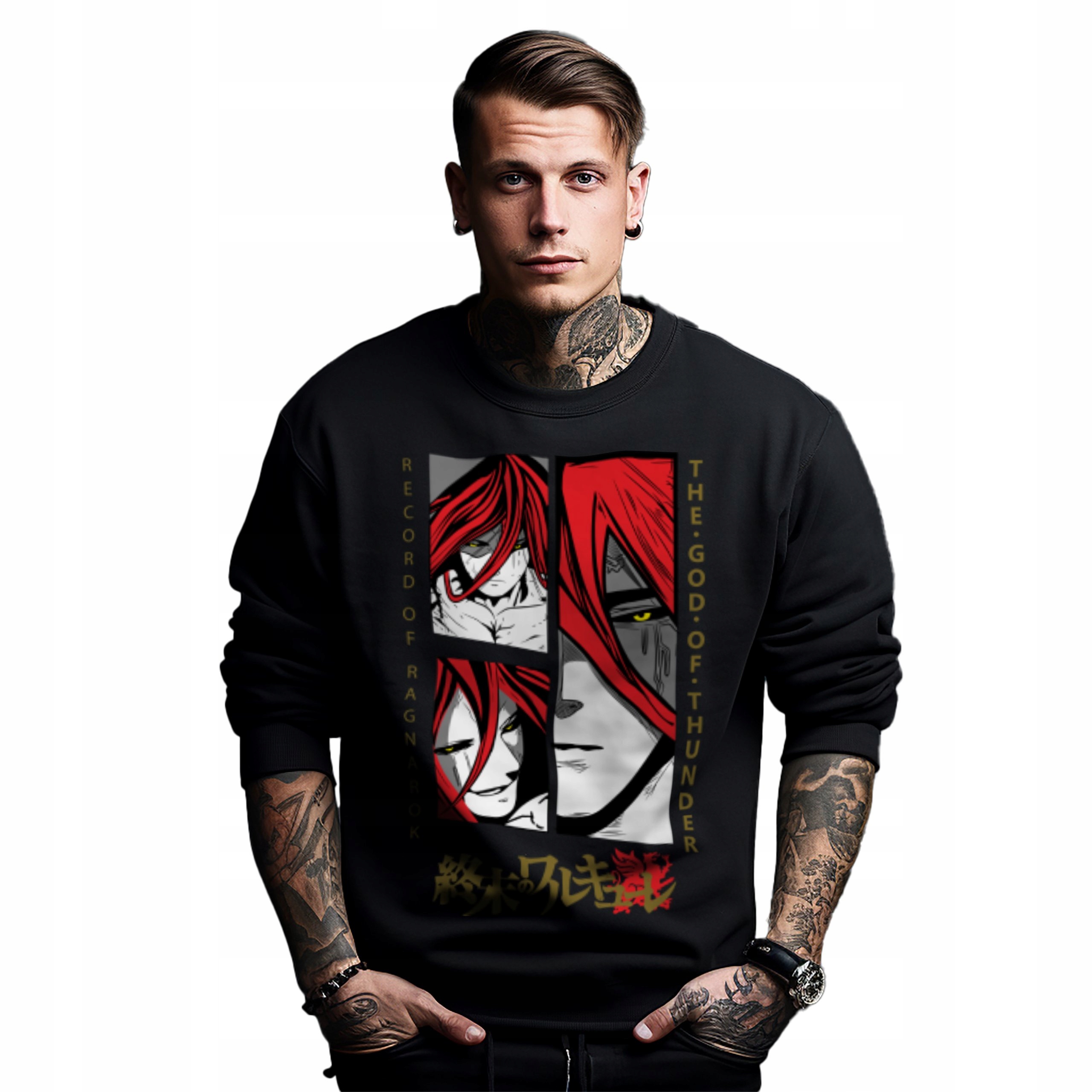 Mikina s potiskem Anime Record of Ragnarok