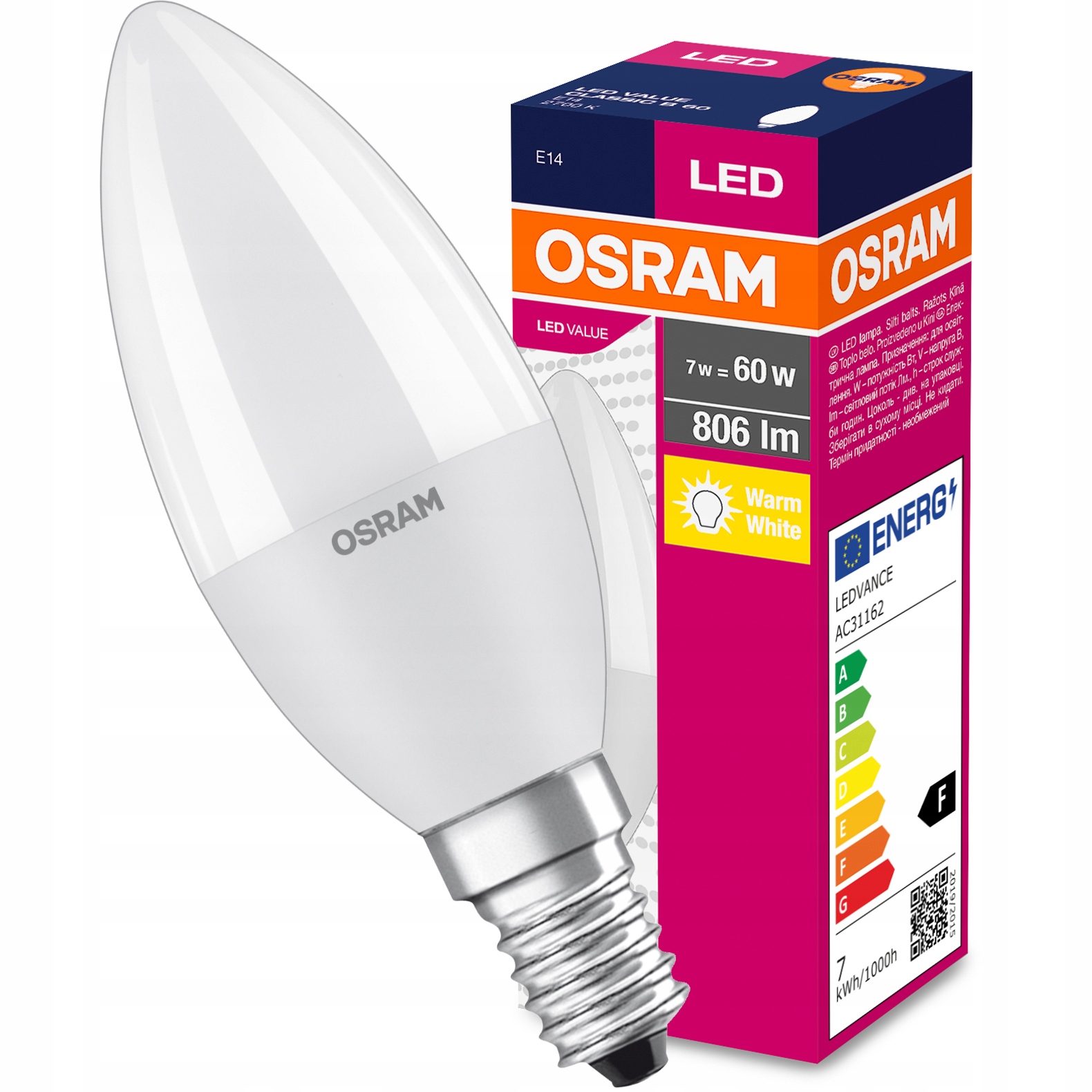 Светодиодные led лампы свеча e14. Osram лампа свеча светодиодная. Осрам e14. Osram e14 led. Osram 7w 806lm.