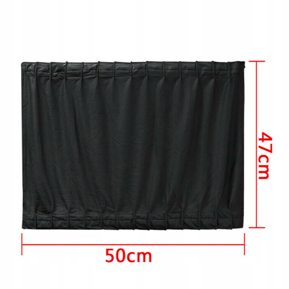 2X UNIWERSALNA OSŁONA PRZECIWSŁONECZNA NA SZYBĘ DO SAMOCHODU PRZECIW UV Szerokość produktu 50 cm
