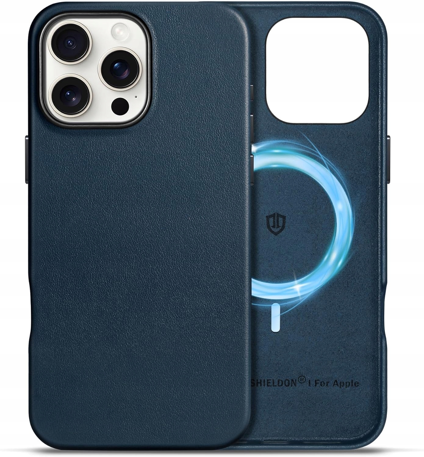 Etui Plecki Shieldon do Apple iPhone 16 Pro Max Skóra Naturalna Bydlęca