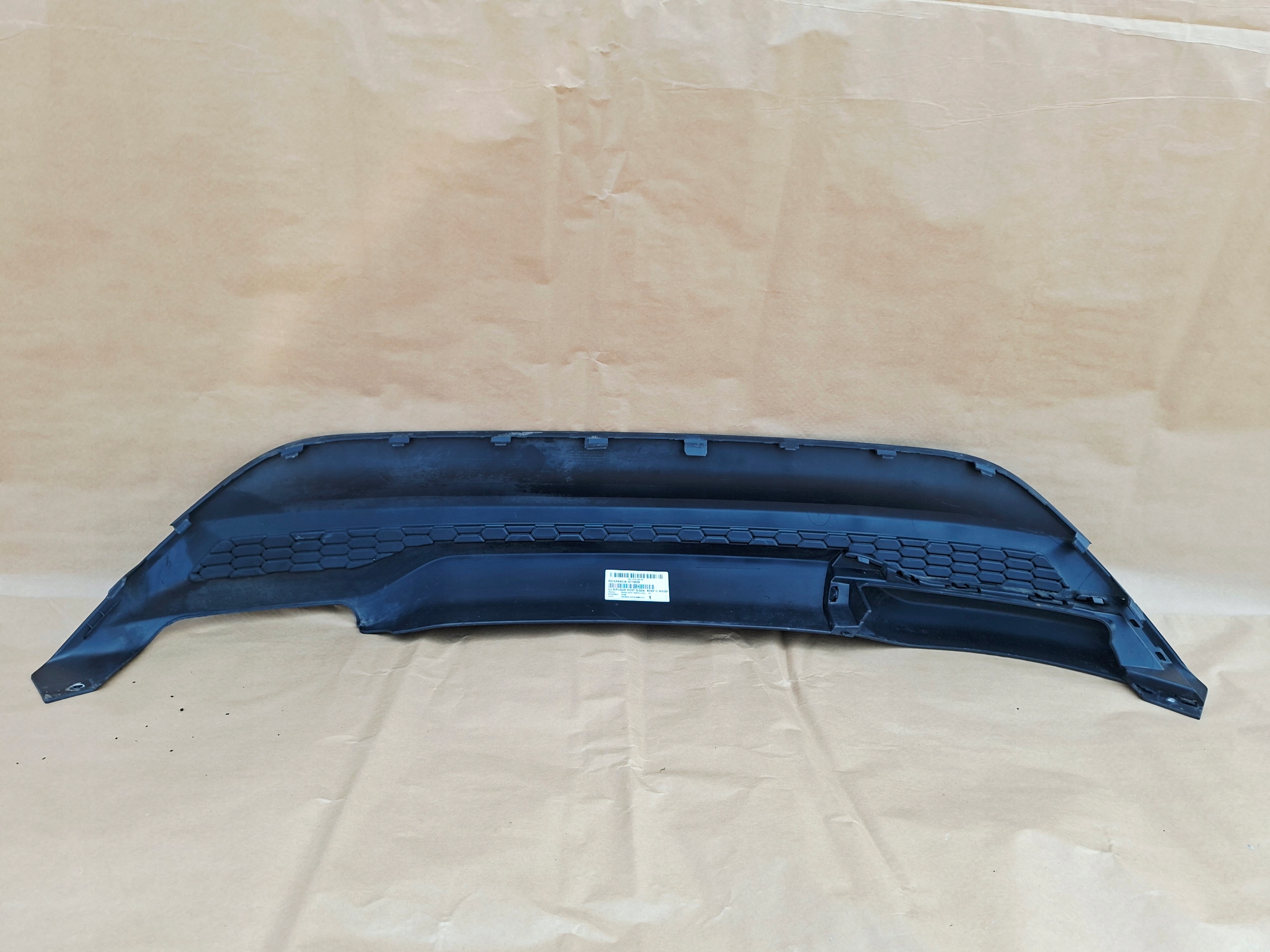 FORD FIESTA MK7 LIFT 2012-2017 diffuser bumper rear part FROZEN WHITE