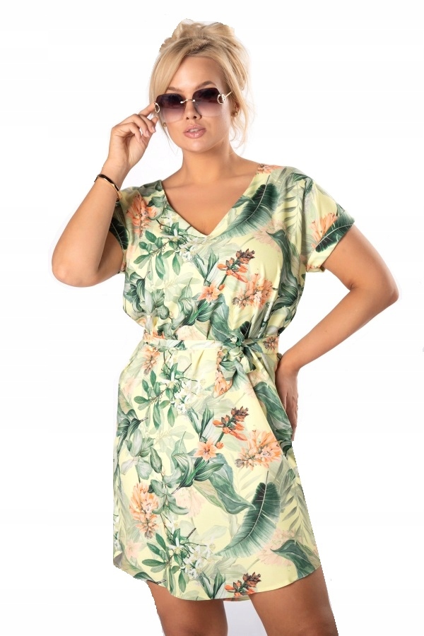 

sukienka letnia z wiązaniem plus size 40/42