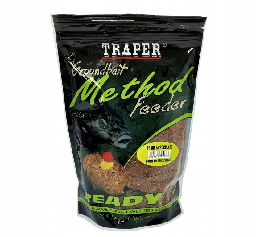 Zanęta Traper Method Feeder Ready 750g Pomarańcza/Czekolada