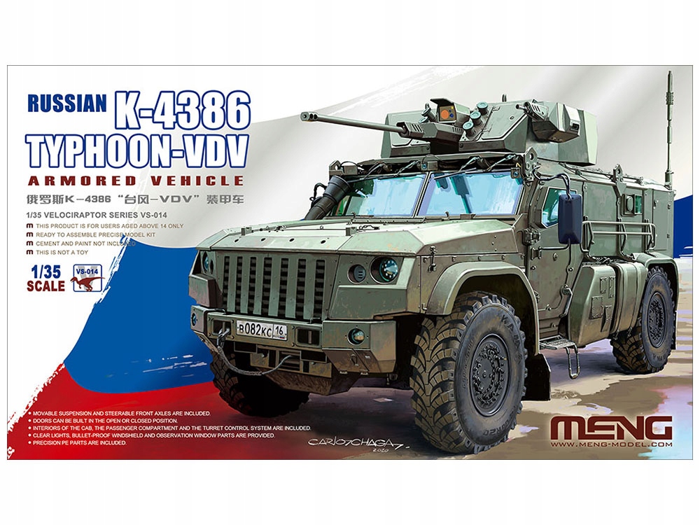 KamAZ K-4386 Typhoon-VDV model VS-014 Meng