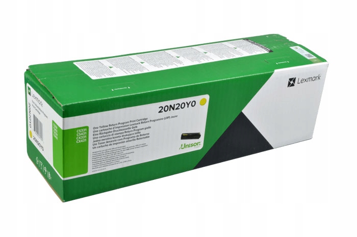 Toner Yellow Lexmark CS331, CX331, CS431, CX431 (20N20Y0)