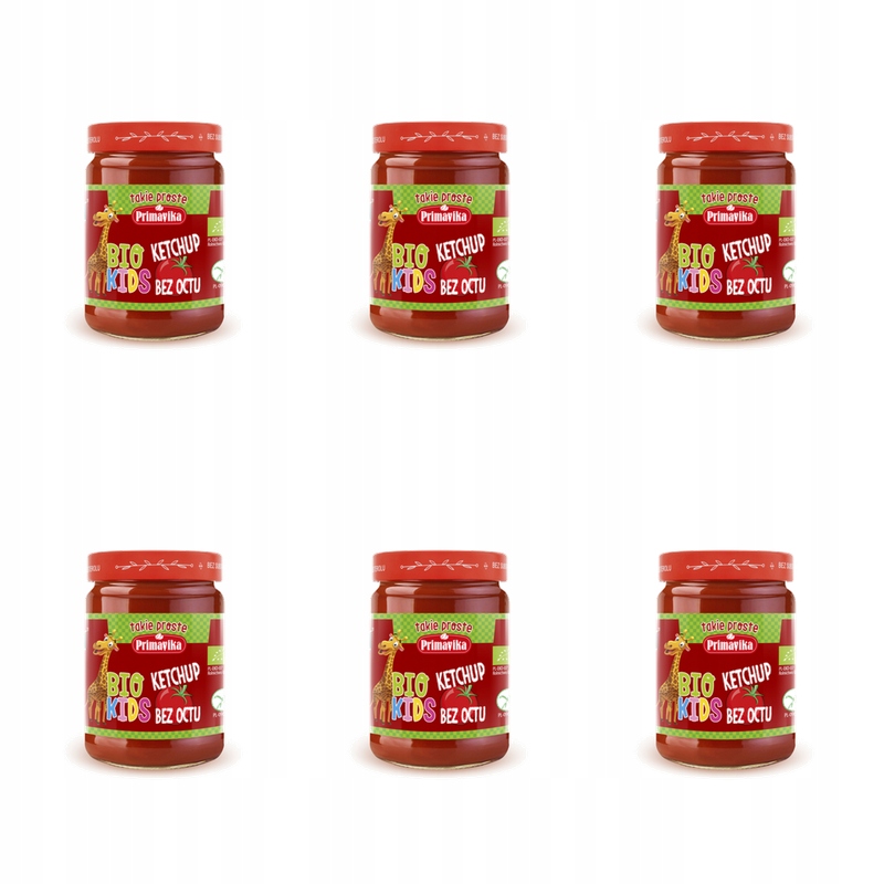 Primavika Bio Kids Kečup bez octa 315 g X6