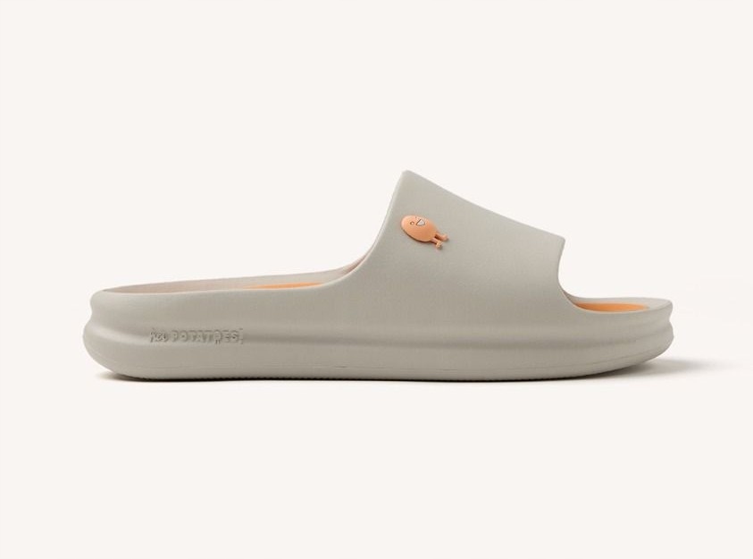 Béžové dámské nazouváky s vyměnitelnou vložkou Hot Potatoes 75545 vel. 38/39