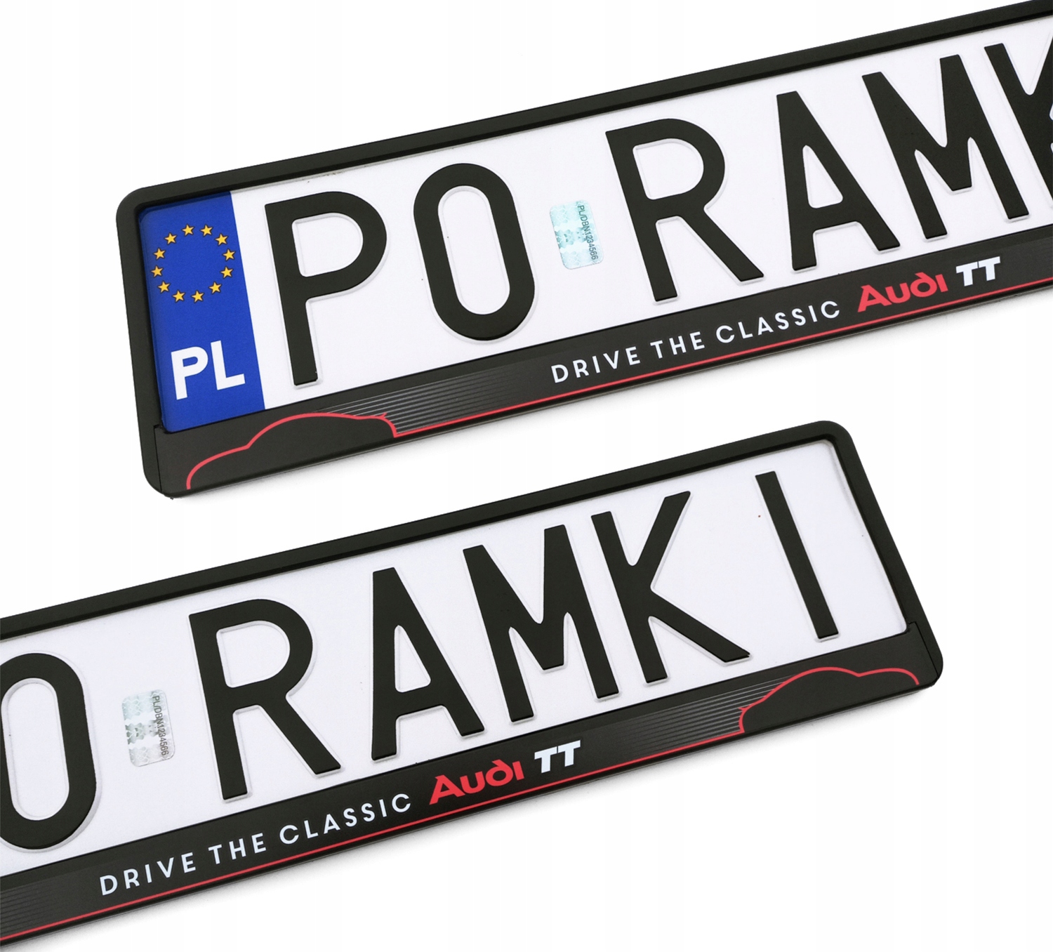 Audi Tt Tts Ttrs Quattro 8S 8J 8N ramki do tablic rejestracyjnych