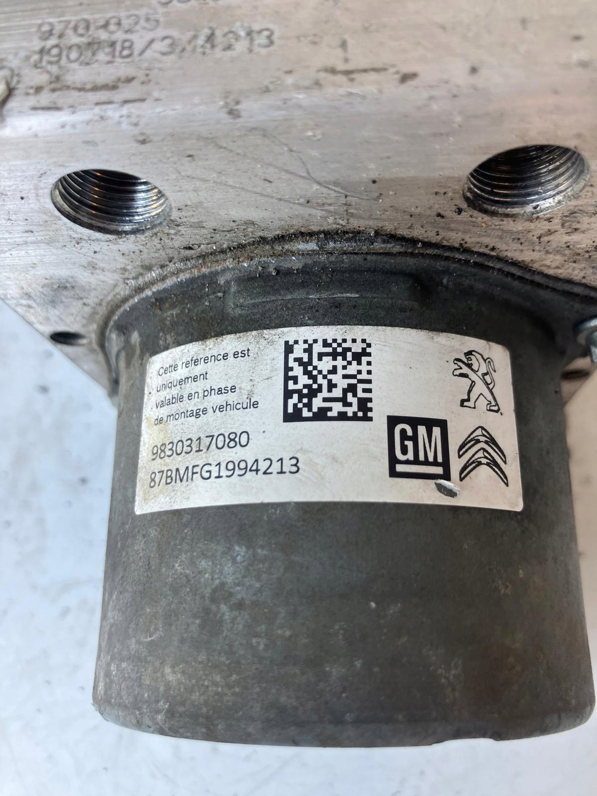 Pompa ABS CITROEN C3 III 1.2 VTI 9830317080