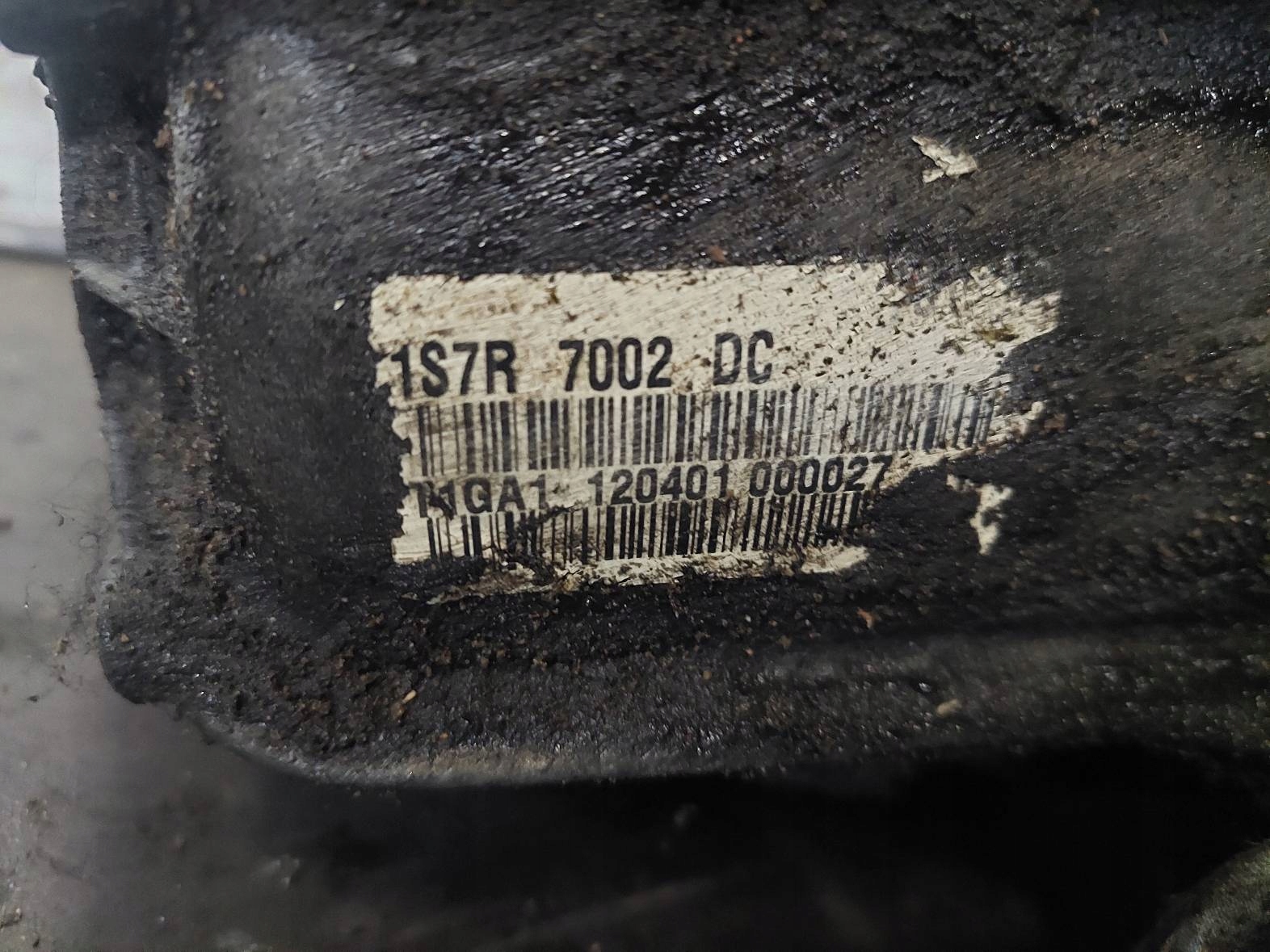 gearbox, FORD MONDEO MK3 1S7R7002DC 1.8 16V