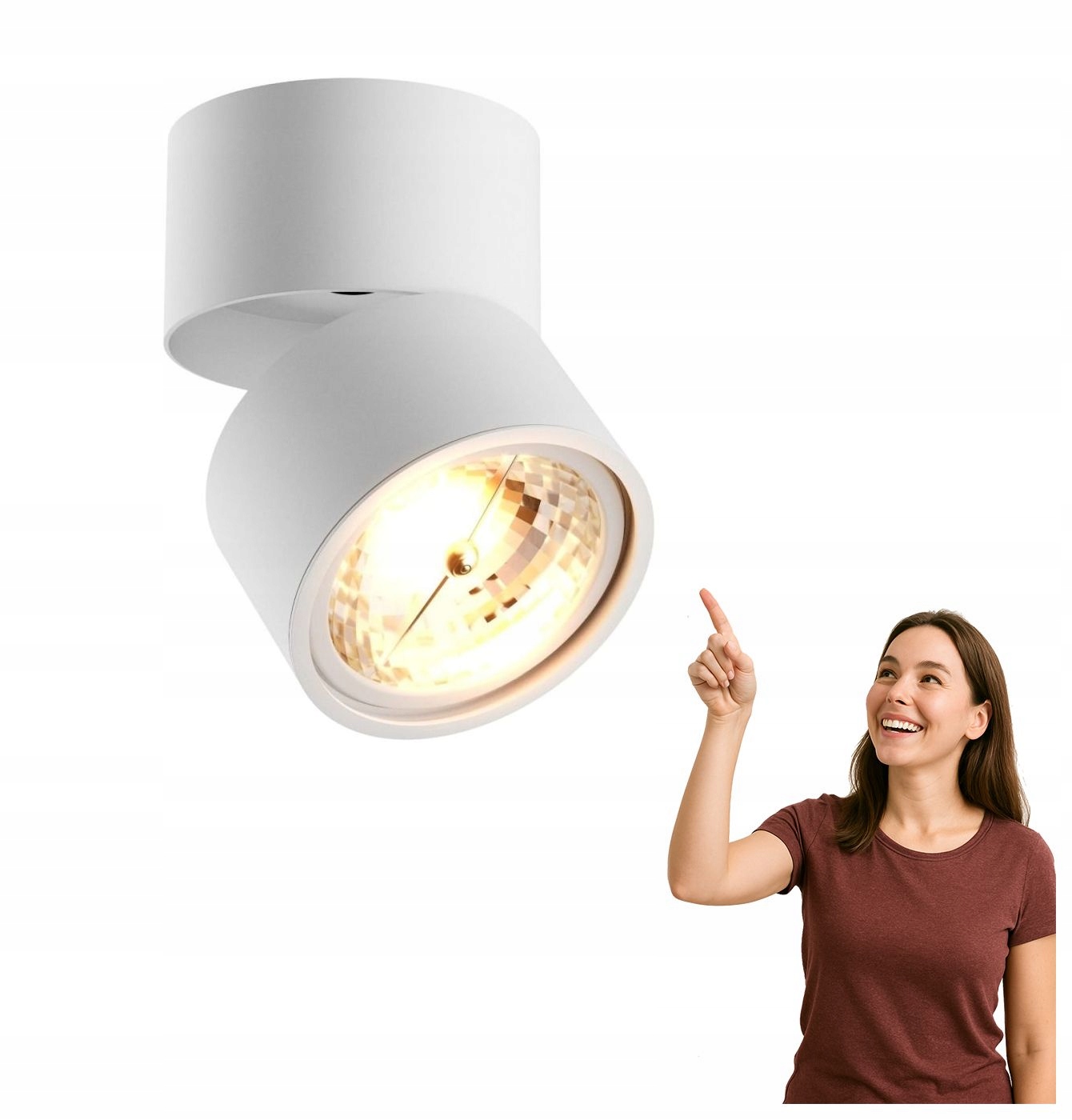 Spotová reflektorová lampa Lomo 20001-WH-N Zuma Line