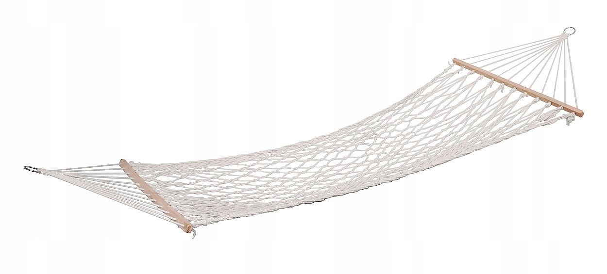 

Hamak z drążkiem Patio beże i brązy 80 kg 200 x 80