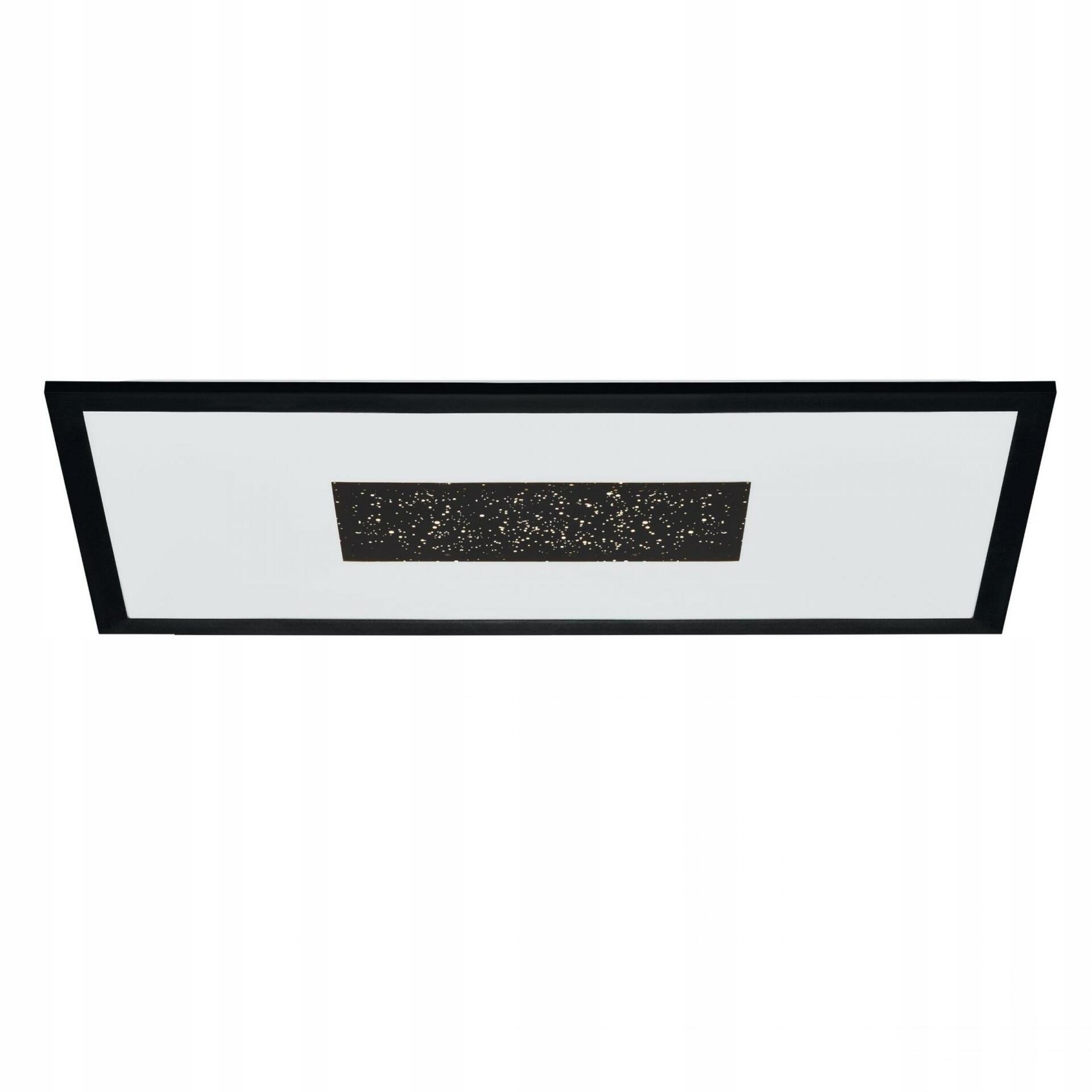 Stropné Led svietidlo Eglo Marmorata 27W 3500lm čierne 595x295mm