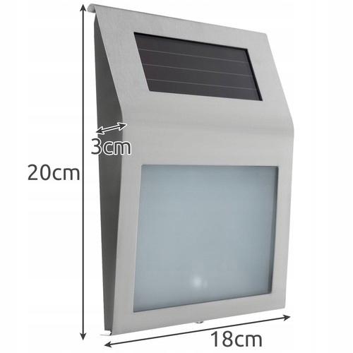 Solarny Numer Domu LED Podświetlany nr Podświetlana Lampa Solarna na Dom Stan opakowania oryginalne