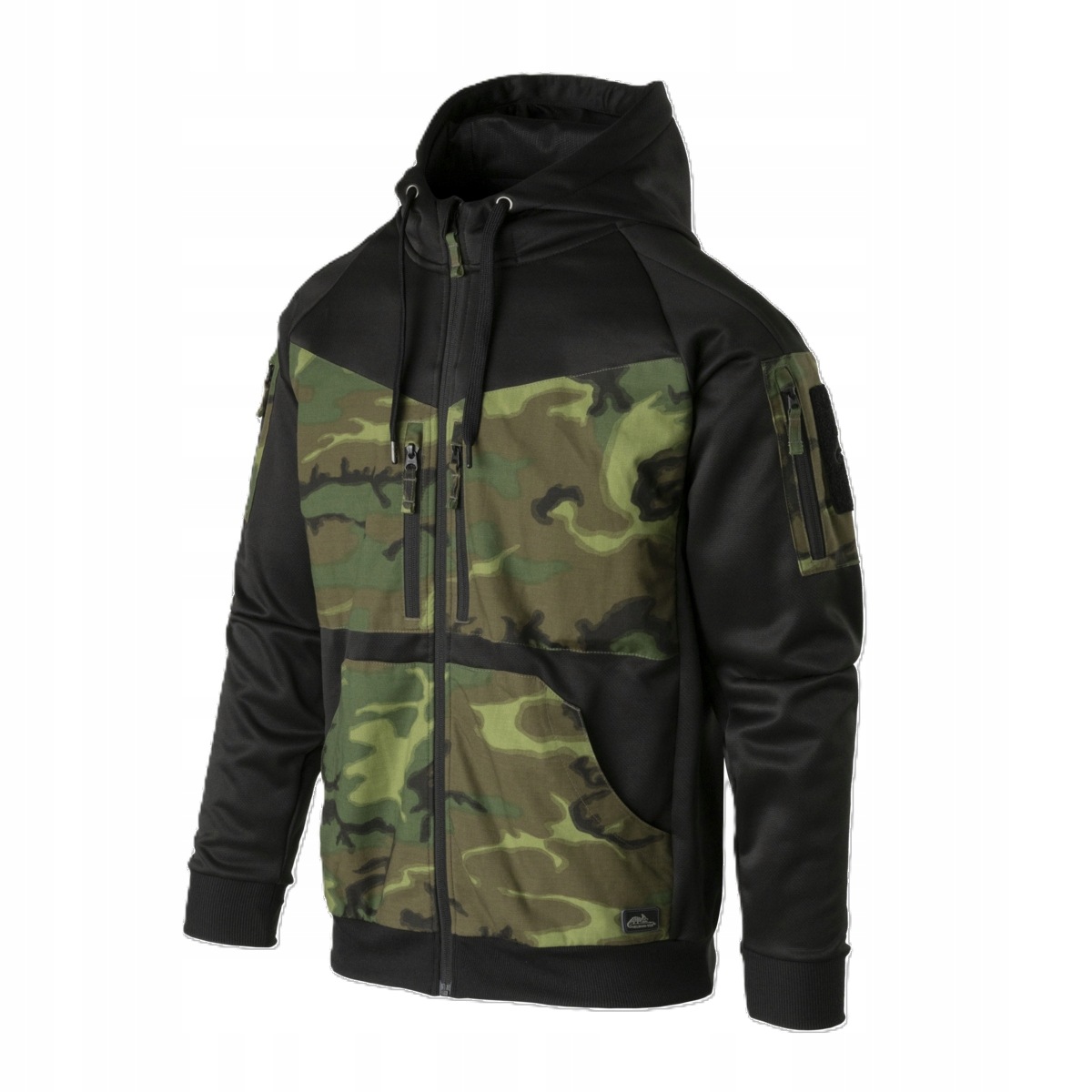 Mikina Helikon Rogue Hoodie Fullzip Černá/ERDL -M