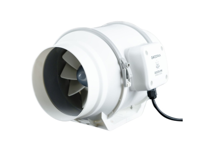 Kanálový Ventilátor 2 Speed 475 m3/h 560 m3/h Ø150 bez kabelu a spínače
