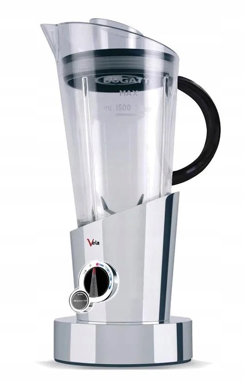 Casa Bugatti Vela Blender Kielichowy Srebrny Chrom