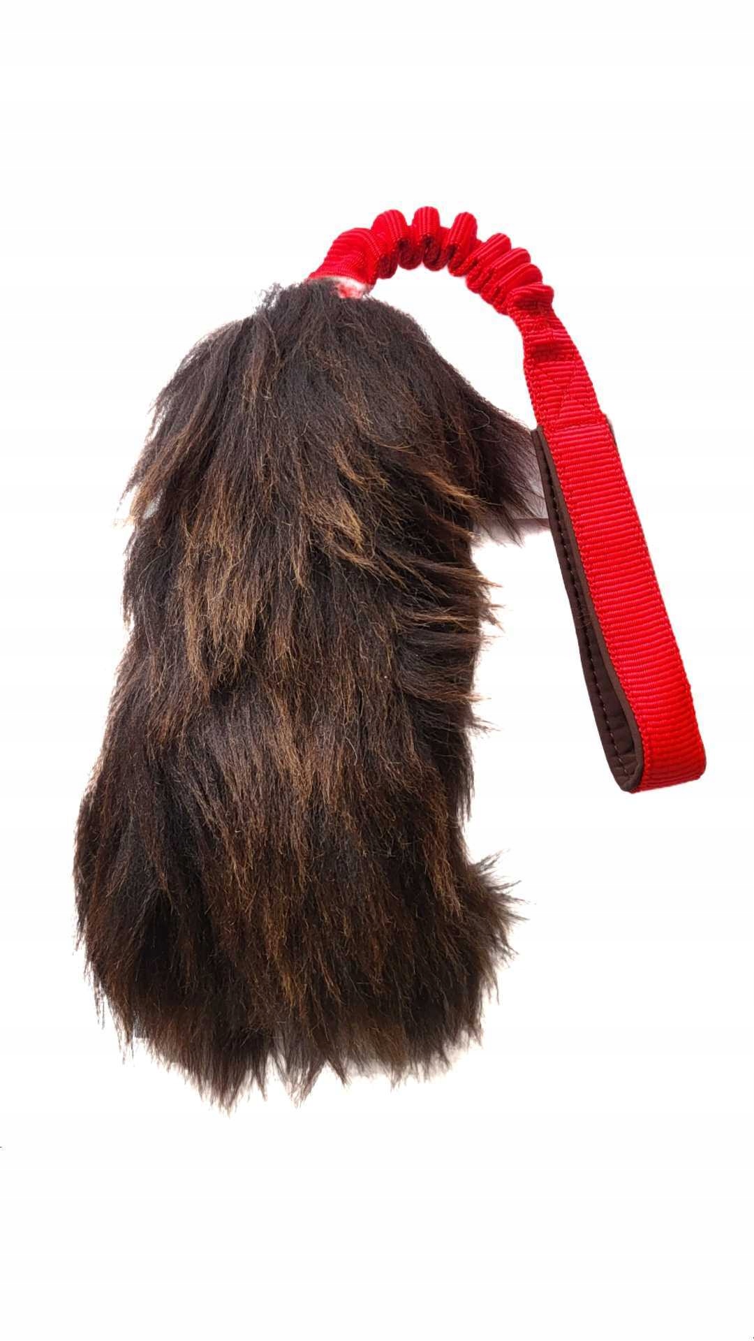 Levně Přetahovadlo pro psa Ovce Zayma s tlumičem tmavý barva: červená