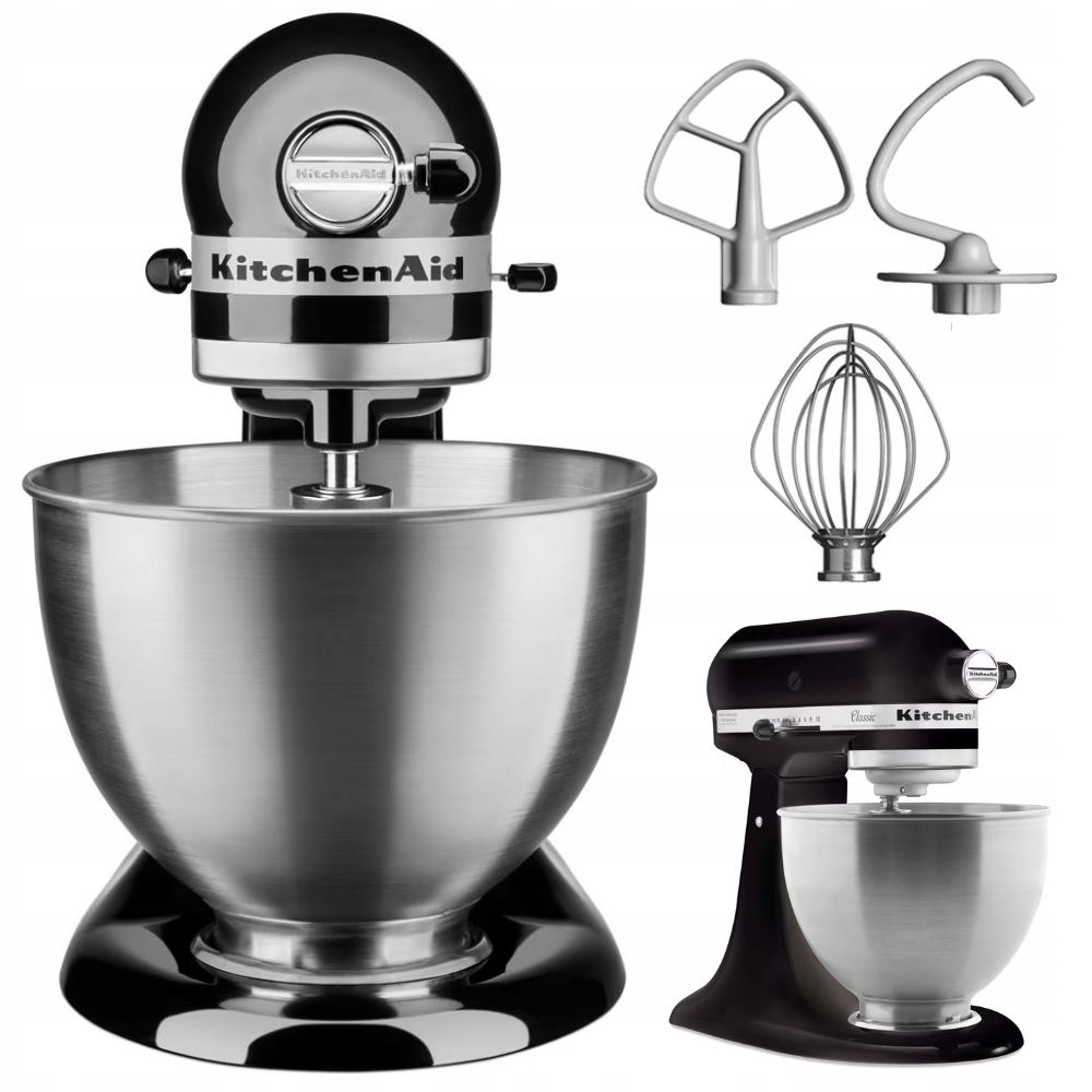 Robot planetarny KitchenAid 5K45SSEOB czarny