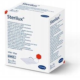

Hartmann Sterilux 5x5 cm 25szt. jałowe 17-n 12-w