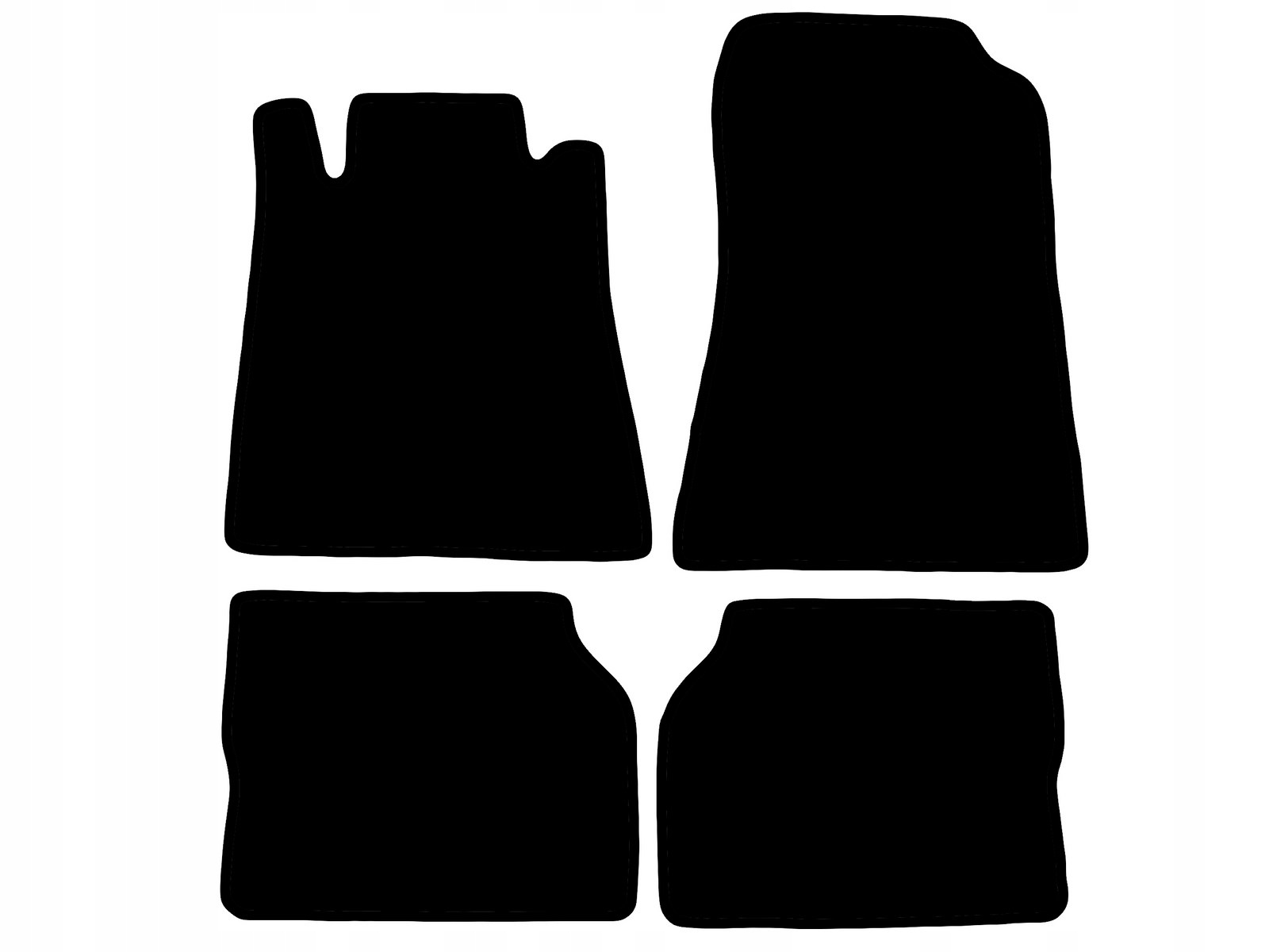 Grube dywaniki welurowe do Mercedes S cl W140 sedan + Long 1991-1998 Producent Carmel