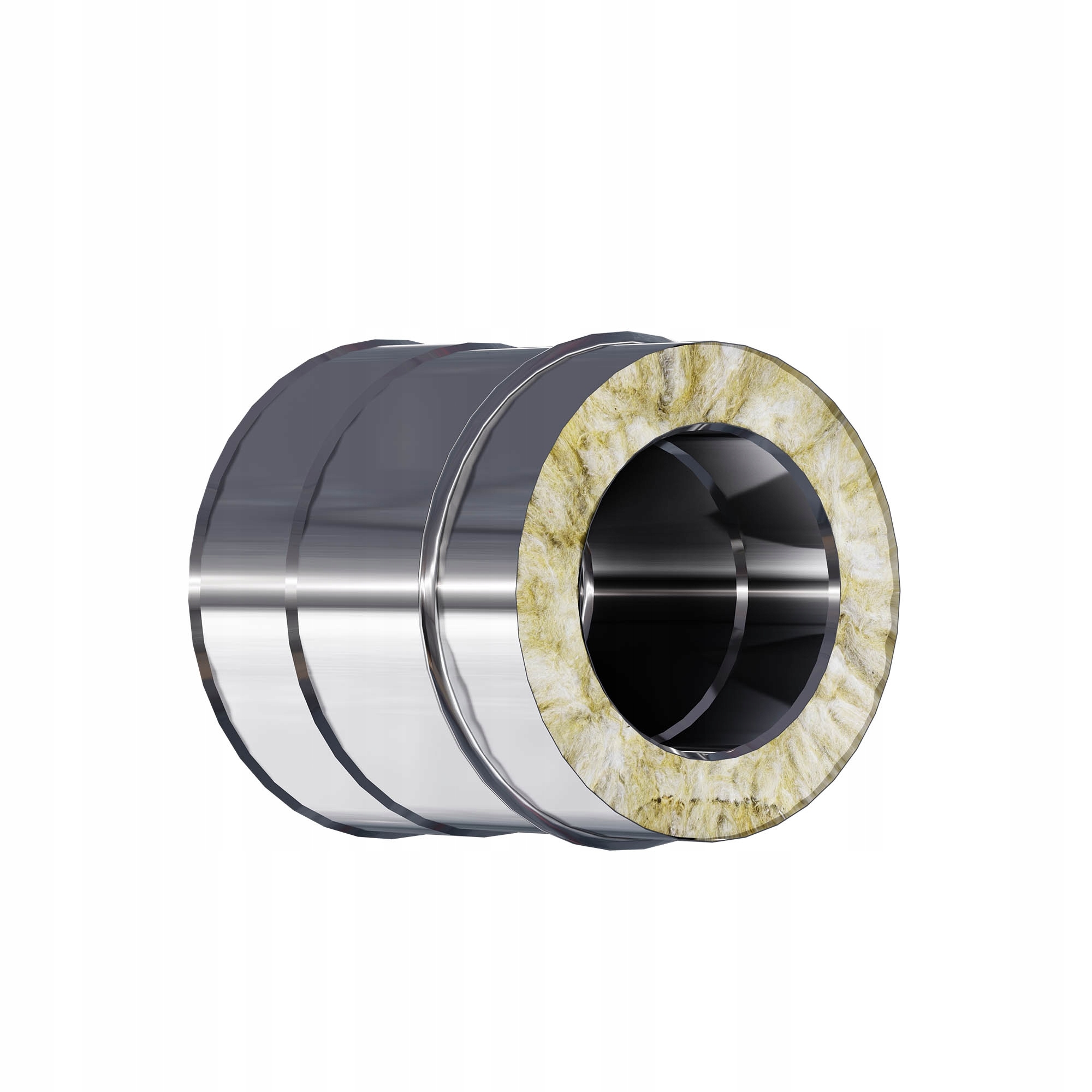 Kzd Trubka izolovaná, kyselinovzdorná, fi 180 0,25 m, 0,8 mm, dvoustěnná komínová vložka